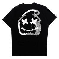 Kaos Distro T-Shirt \Fb Line Black\" Kaos Kain Tahan Lama"