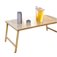 【May Shop】原木色加長摺疊木桌 電腦桌 露營桌(不含收納袋)