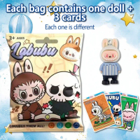 24 Pieces Cards + Figures Blind Bag Children's Birthday Mystery Box Detachable Doll Pendant Card Bli