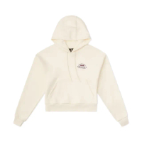 【CONVERSE】Outdoor Graphic 女款 米白色 帽T 口袋 連帽 上衣 長袖 10027076-A01