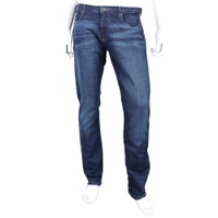 Emporio Armani J06 Slim Fit 明線車縫仿舊水洗深藍色修身牛仔褲(男款)