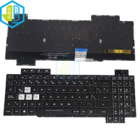 GL504 BE Latin RGB Backlit Keyboard For Asus ROG Strix Scar Hero GL504GS GL504GV GL504GM Belgian AZERTY Colorful Light Keyboards