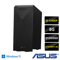 ASUS 華碩 13代i5十核獨顯電腦(H-S501ME/i5-13400F/8G/512GSSD/GTX1660Ti-6G/W11)