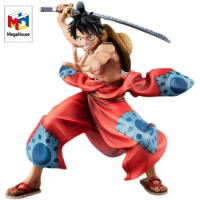 MegaHouse WA Monkey D. Luffy POP Official Genuine Figure Character Model Anime Gift Collection Model Toy Christmas Ornaments
