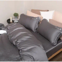 【天恩寢具】Arnold palmer 60支天絲 / 床包兩用被組 / 玄灰 GTA07-單人3.5尺