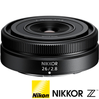 NIKON Nikkor Z 26mm F2.8 S (公司貨) 廣角大光圈定焦鏡 人像鏡 Z 系列 全片幅無反微單眼鏡頭