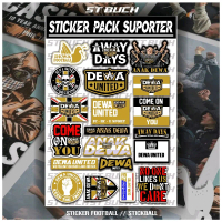 20 pcs Sticker Dewa United // suporter // dewa united // hooligan // ultras Lem