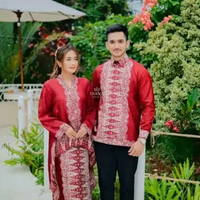 Batik Couple | Kebaya Couple | Kaftan Couple | Kebaya Maroon | Batik Couple Maroon | Kemeja Couple |