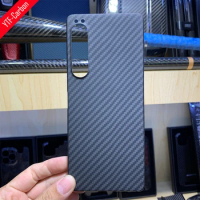 YTF-carbon real carbon fiber case For Sony Xperia 1 IV case Ultra-thin drop-resistant Aramid fiber for Xperia 1 IV cover