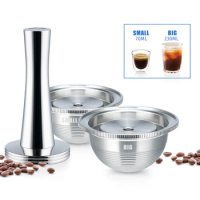 Stianless Steel Reusable Capsule For Nespresso Vertuoline Vertuo Coffee Maker Machine Espresso Filter Pod Don't Fit Vertuo Next