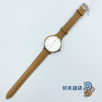 ◆明美鐘錶眼鏡◆ LICORNE 力抗錶/LT146LRWD/極簡系列(白X淺咖啡)