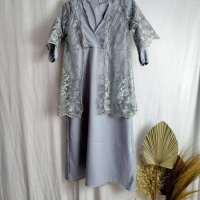 New Kids tiara gamis + outer gamis anak anak terbaru set Paling# Dicari!!