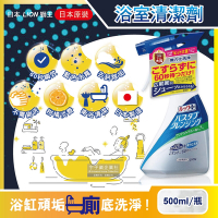 日本LION獅王-LOOK PLUS衛浴馬桶浴缸去鈣除垢消臭浴室清潔劑(柑橘香)500ml/瓶