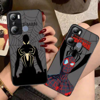 Matte Phone Case for infinix HOT 20I 12 12I 11 11S 10 10I 10S PLAY 9 8 Pro POVA 3 CAMON 15 Case Funda Shell Marvel's Spider-Man