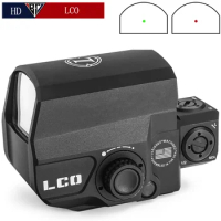 LCO Tactical Red Dot Sight Rifle Scope Hunting Scopes Reflex Sight With 20mm Rail Mount Holographic Sight Dropshipping US Stock