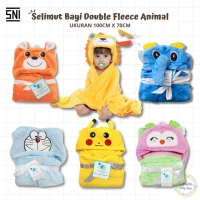 Selimut Bayi Topi Boneka Caterlove Double Fleece Karakter