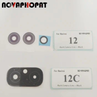 1PC Novaphopat Back Rear Camera Lens Glass With Ahesive For Redmi 12 / 12C / Note 12 Pro 4G / Note 12 Pro 5G / Note 12S
