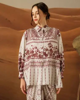 Heaven Lights Prive - Damira Blouse - Atasan Blouse Wanita L Classic Maroon