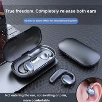 Hanging Ear Bluetooth Earphones TWS True Stereo Wireless Earbud Waterproof Headphone for Outdoor Spo