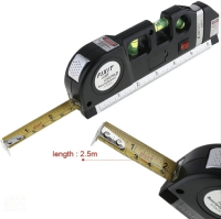 Laser Level Pro-2: Tingkat Meter Laser dengan Ketepatan Tinggi, Inframerah, Multifungsi, Mini Portab