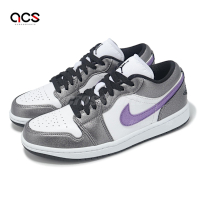 Nike 休閒鞋 Wmns Air Jordan 1 Low SE 女鞋 男鞋 黑 紫 AJ1 一代 低筒 HJ5910-105