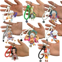 One Piece Monkey D. Luffy Roronoa Zoro Sanji Nami Nico Robin Uta Anime Figure Model Peripheral Pendants Keychains Doll Ornaments