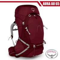 OSPREY 女新款 Aura AG 65 專業網架輕量登山背包S_輻射紅 R