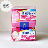 [DATE 09/2027] Hộp 30 miếng Nạ Collagen chống lão hóa KOSE Clear Turn Essence Collagen Facial Mask (