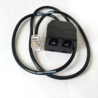 50cm 4P 4Pin Male to Double Female Rj9 Cable Adapter Rj9 One divide into two Line for IP PHone HeadSet Rj9 Male Double Female