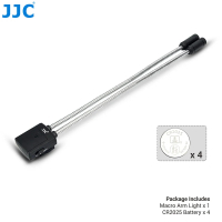 JJC LED Macro Arm Light Photo Lighting with 5 Level Ajustable Flexible Fill Lights for Macro  Camera