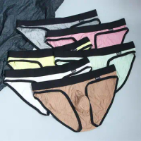 Sexy Men's Panties Underwear Comfortable Breathable Male Modal Panties Sexy Briefs Male Ropa Interior Man U Convex Underpants