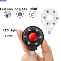 1pc USB-C Anti Candid Camera Detector For Outdoor Travel Hotel Rental Anti-Theft Camera LED IR Alarm Hidden Camera Detector