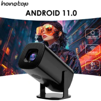 TOPSION Smart Mini Projector Android 11 WiFi6 Support 4K 1080P Projector 1280*720P 2.4G/5G Smart Home Cinema Portable Projector