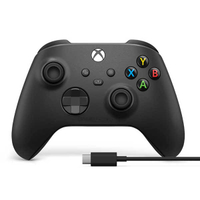 Xbox 無線控制器 + USB-C® 纜線 / 手把 黑色 / 台灣代理版【電玩國度】