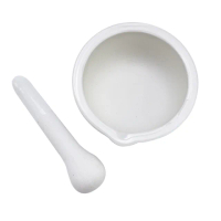 【SMILE】陶瓷研磨缽 研缽附棒 7CM 擣藥碗 擂茶碗 乳缽附杵 4-CGB70(磨藥碗 乳缽附杵 搗藥缽)