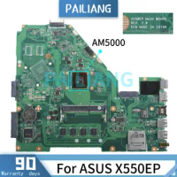 PAILIANG Laptop Motherboard For ASUS X550EP AM5000 Mainboard REV.2.0 DDR3 tesed