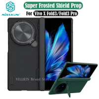 For Vivo X Fold3 Pro Case NILLKIN Frosted Shield Prop Camera Cover Flip-style Lens Holder 180°Folding Cover For Vivo X Fold 3
