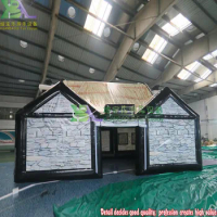 Giant Inflatable Pub, Portable Garden Inflatable Pub Tent, Irish Bar Inn, Cheap Leisure Party House, Party Air PUB