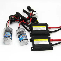 wholesale 100 kits XENON DC HID Conversion Kit 12V 55W H1 H3 H7 H11 9005 9006 880 881 Lamp Slim Ballast Car Headlight Bulb