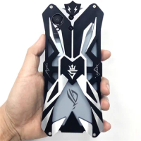 For ASUS Rog Phone 8 Pro Metal Armor Case Luxury Aluminum Cover Shockproof Hollow Deisign Funda For ASUS Rog8 Pro Rog 8 Pro Case