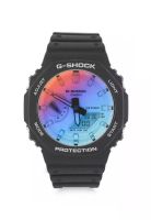 G-shock Casio G-SHOCK Jam Tangan Pria - Black Iridescent Rainbow - GA-2100SR-1ADR