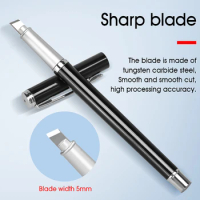 Fiber Cutting Pen Fiber Cleaver Pen Optical Fiber Cleaver Pen Type Cutter Cleaving Tool Flat Ruby Blade durable