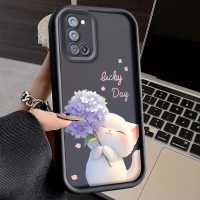 Ốp Điện Thoại Hình Mèo May Mắn, Thiết Kế Dễ Thương, Tương Thích Với OPPO A92 / OPPO A52 2020 / OPPO 
