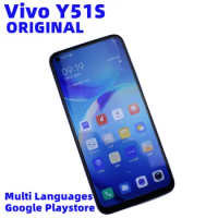 Original Vivo Y51S 5G SmartPhone Fingerprint 48.0MP Exynos 880 18W Charger 6.55" 2340x1080 Android 10.0 Face ID 4500mAh