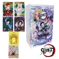 Original Demon Slayer Card For Children Hot Blooded Magical Battle Hashibira Inosuke Limited Anime Collection Card Kids Gifts