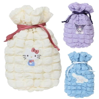 小禮堂 Sanrio 三麗鷗 爆米花束口袋 (側坐款) Kitty 酷洛米 大耳狗
