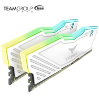 TEAMGROUP T-Force Delta RGB DDR4 8GB 16GB 3200MHz 3600MHz Desktop Gaming Memory Module Ram White