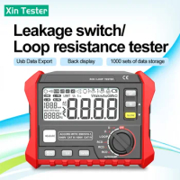 Xin Tester XT5910 Leakage Switch Loop RCD Resistance Tester Digital Trip-out Current/Time Test Multimeter