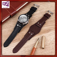 COW LEATHER Watch Strap 22mm watchband for fossil CH2891 CH3051 CH2564 CH2565 watch band handmade mens leather bracelet with mat