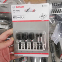 Bosch Professional 2608522350 5Pcs Screwdriver Bit and Socket Set Impact Control PZ/PH Bits 50mm Pick and Click Drill Accessory